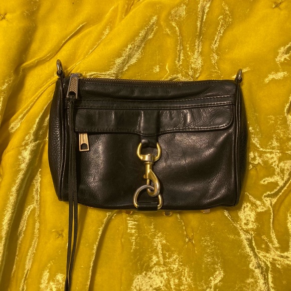 Rebecca Minkoff Black Leather Crossbody Bag - Picture 8 of 9